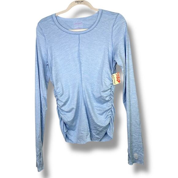 FP Movement x Hatch NWT Blue Bell Right On Run Layer Maternity Long Sleeve Top - Picture 2 of 9